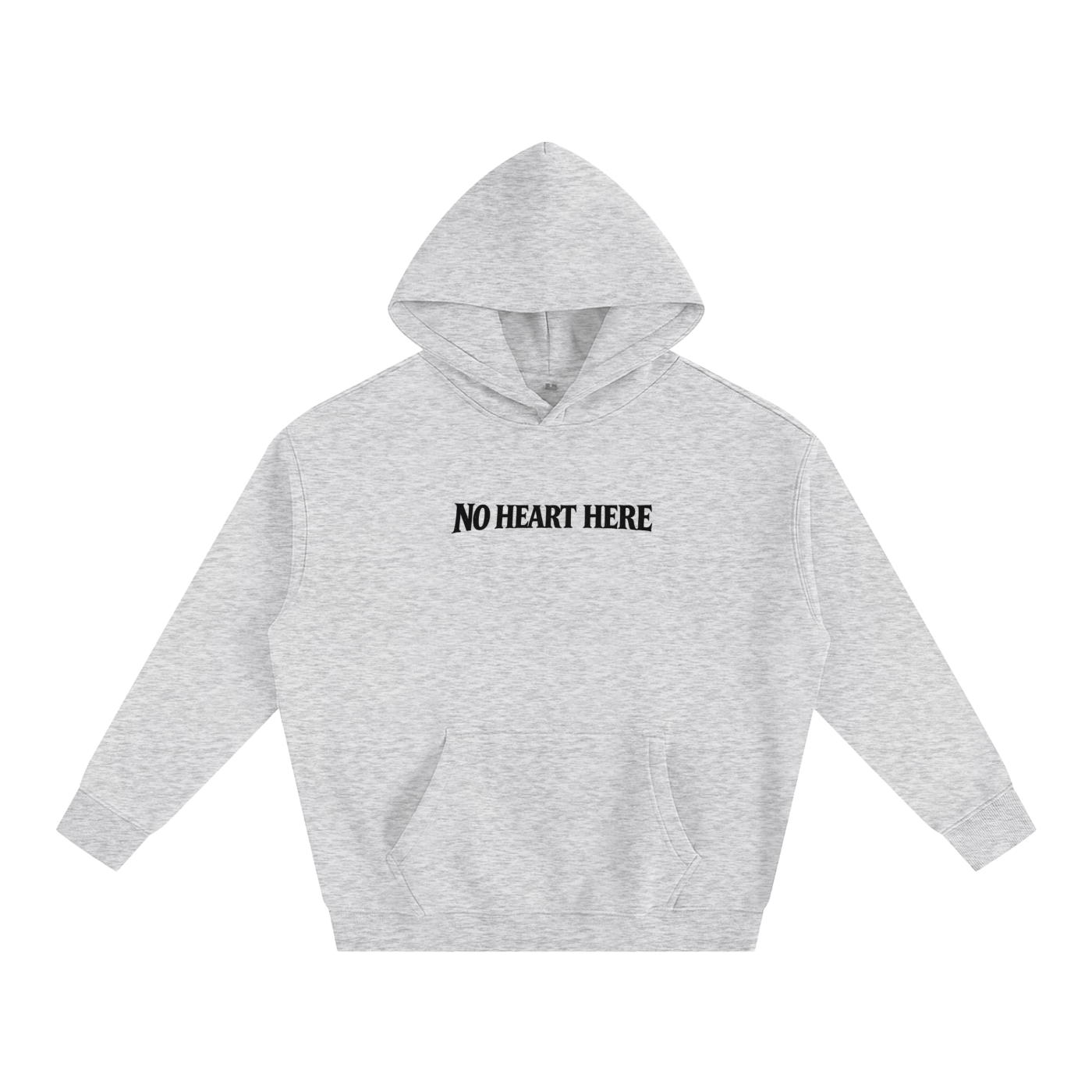 Oversize “NO HEART HERE” Hoodie