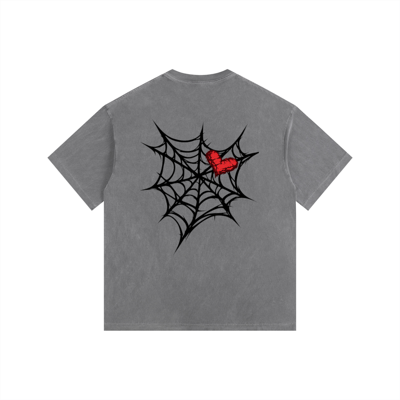 Oversized “NO HEART HERE” Tee