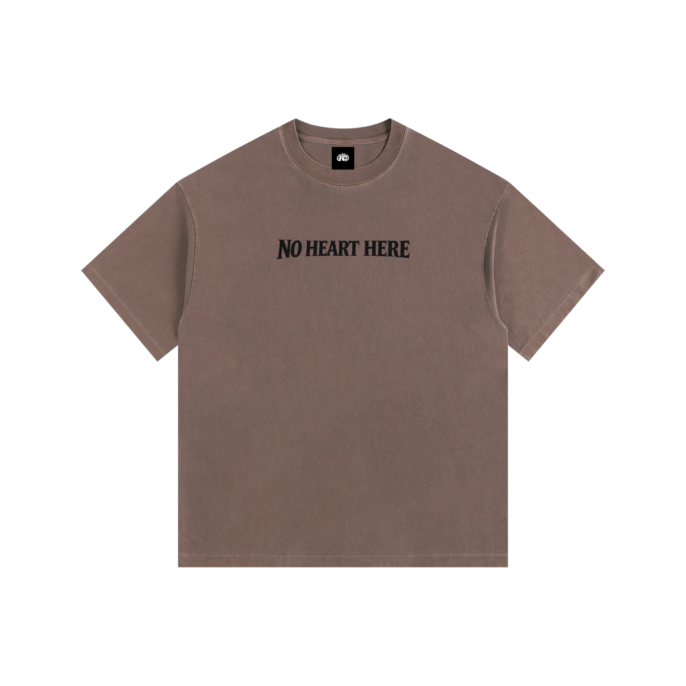Oversized “NO HEART HERE” Tee
