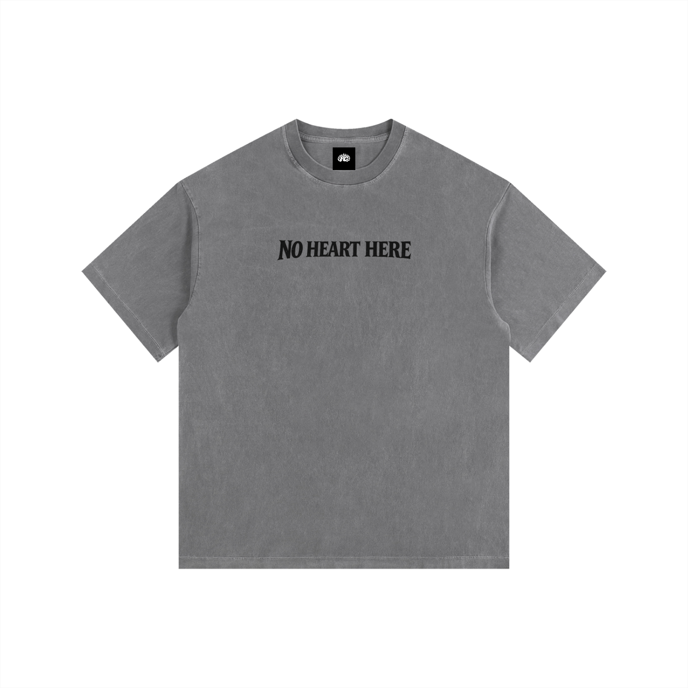 Oversized “NO HEART HERE” Tee